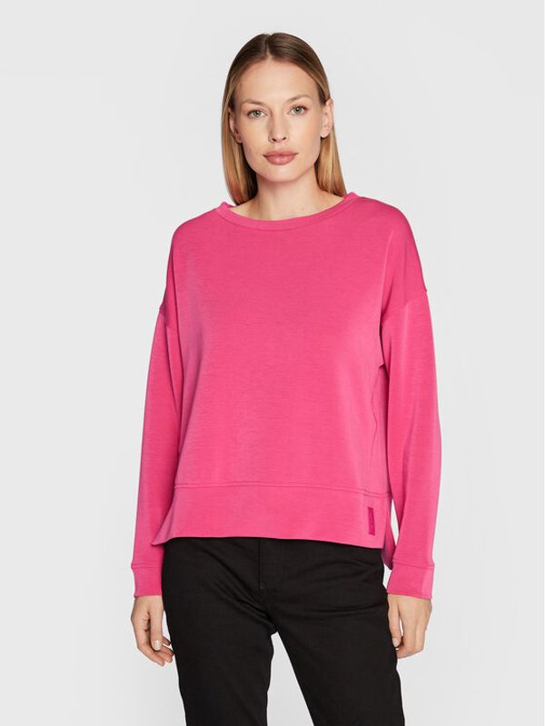 Comma Comma Суитшърт 2123999 Розов Regular Fit
