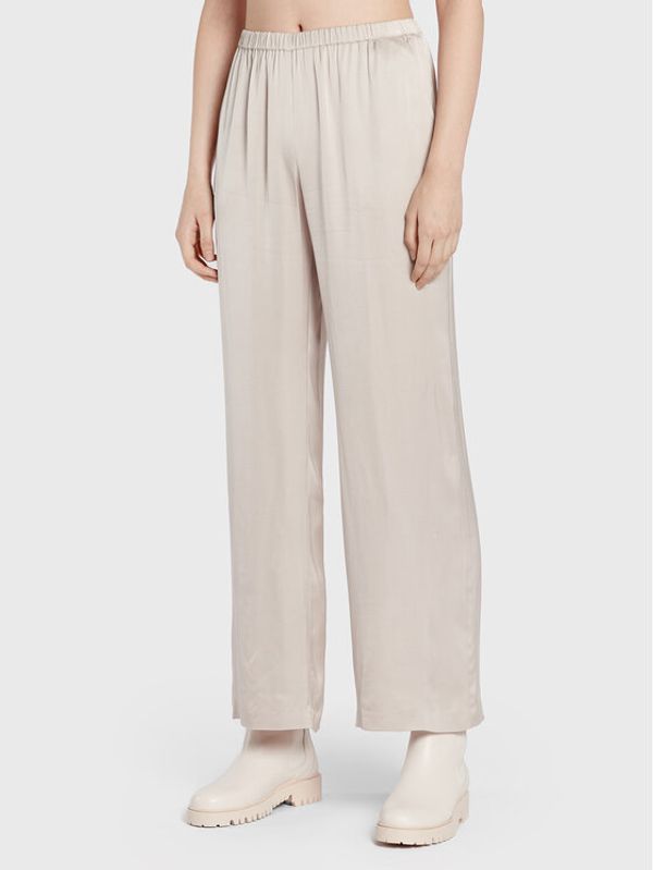 Comma Comma Текстилни панталони 2119925 Сив Regular Fit