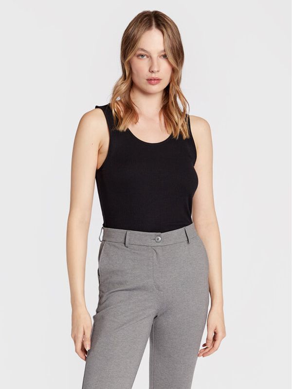 Comma Comma топ 2120575 Черен Slim Fit