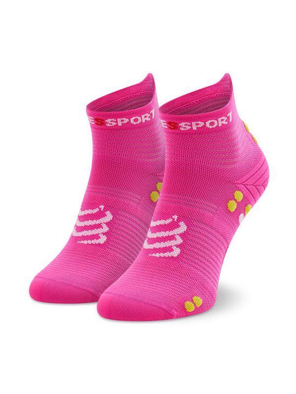 Compressport Compressport Чорапи дълги дамски Pro Racing Socks V4.0 Run Low XU00047B_360 Розов