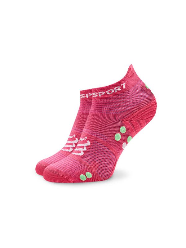 Compressport Compressport Чорапи къси унисекс Pro Racing Socks v4.0 Run Low XU00047B Розов