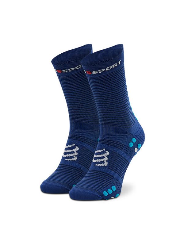 Compressport Compressport Дълги чорапи unisex Pro Racing Socks V4.0 Run High XU00046B_533 Тъмносин