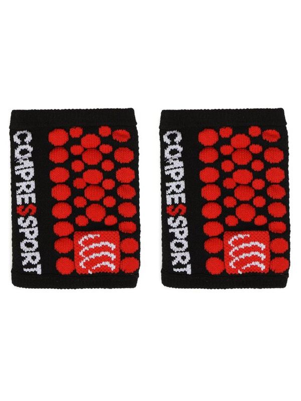 Compressport Compressport Лента за глава Sweatbands 3D.Dots WSTV2 Черен
