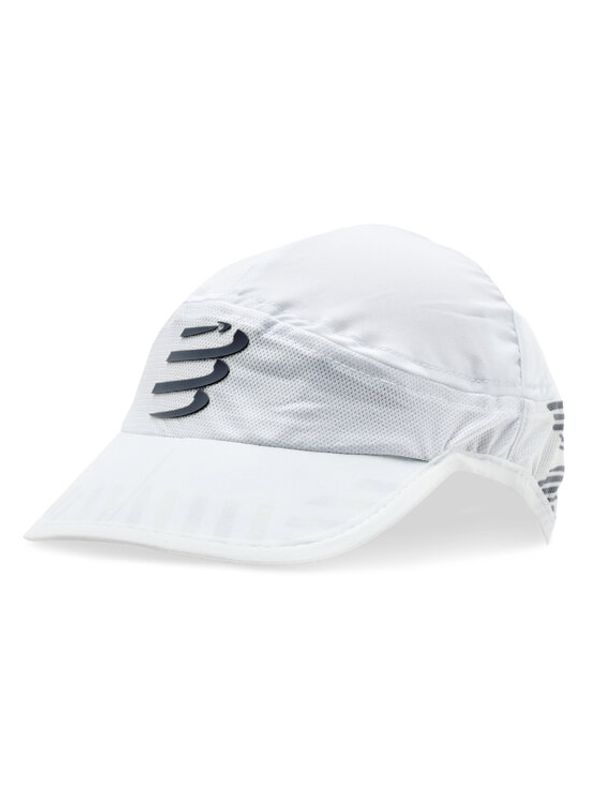 Compressport Compressport Шапка с козирка Pro Racing Cap CU00003B Бял