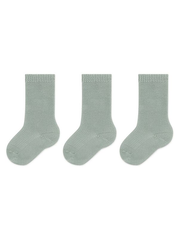 Condor Condor Комплект 3 чифта дълги чорапи детски 2.008/2 Зелен