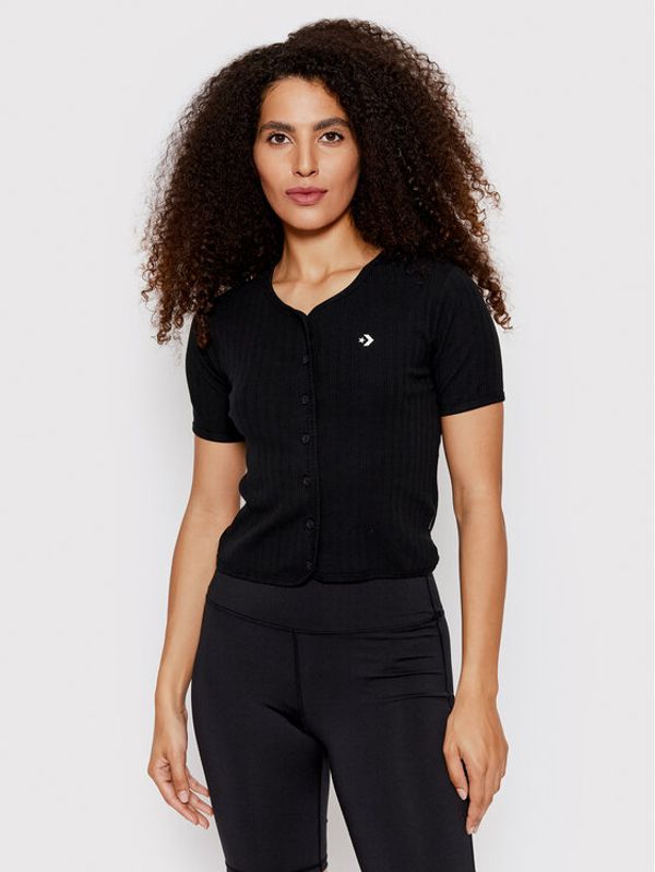 Converse Converse Блуза 10023394-A01 Черен Regular Fit