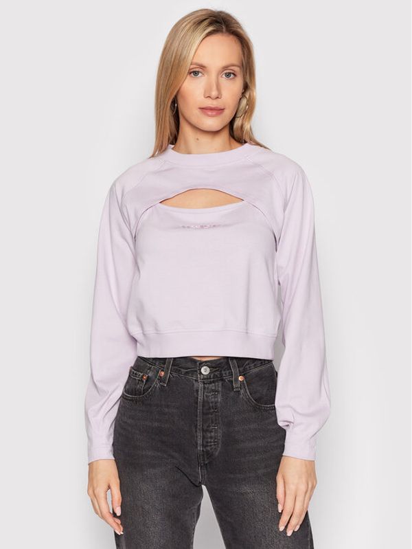 Converse Converse Блуза Twisted 10022960-A03 Розов Relaxed Fit