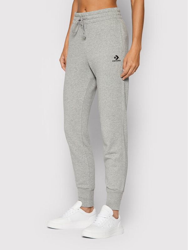 Converse Converse Долнище анцуг Star Chevron 10020164-A02 Сив Regular Fit