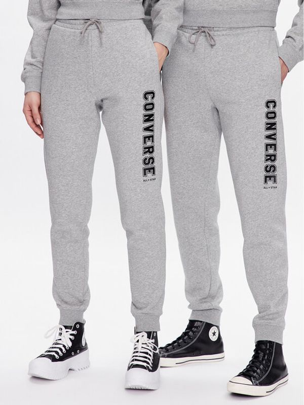 Converse Converse Долнище анцуг Unisex 10025410-A03 Сив Standard Fit