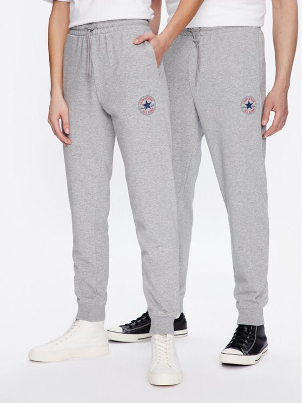 Converse Converse Долнище анцуг Unisex Go-To All Star Patch 10024947-A02 Сив Regular Fit