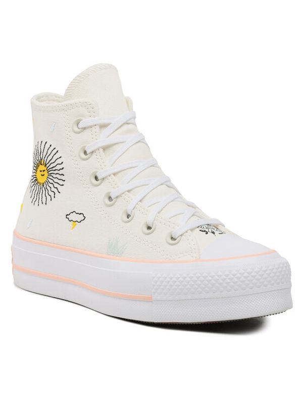 Converse Converse Кецове Chuck Taylor All Star Lift A03516C Екрю