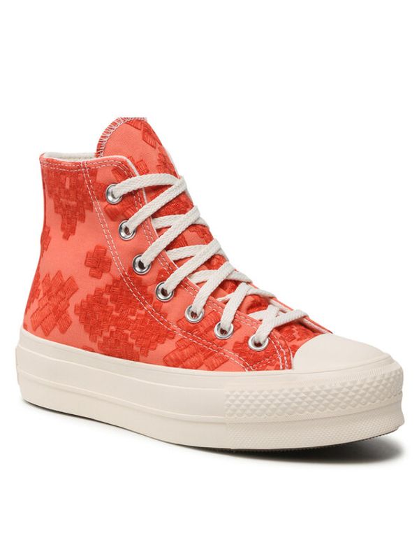 Converse Converse Кецове Ctas Lift Hi A02233C Червен