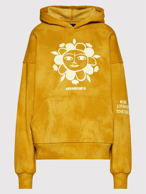 Converse Converse Суитшърт 10024265-A01 Жълт Regular Fit