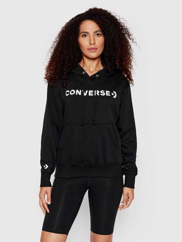 Converse Converse Суитшърт Icon Play 10023970-A01 Черен Regular Fit