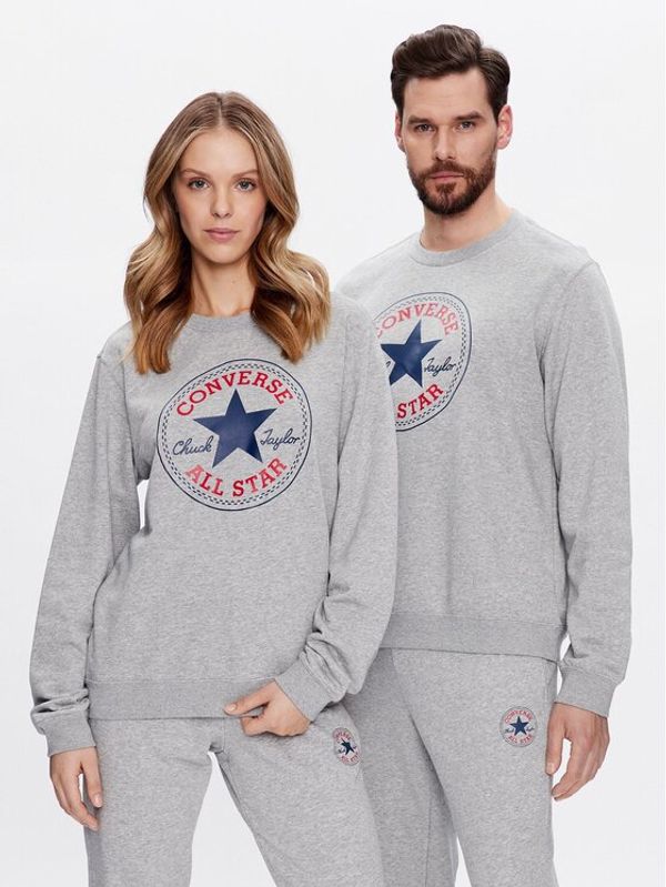 Converse Converse Суитшърт Unisex 10025471-A03 Сив Standard Fit