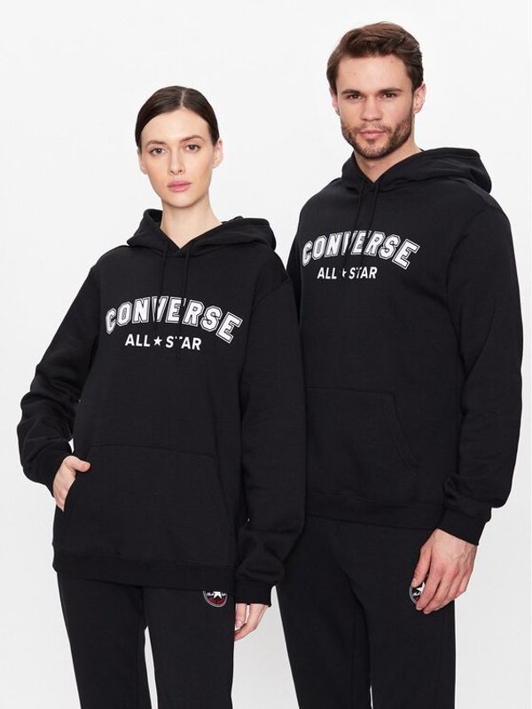 Converse Converse Суитшърт Unisex All Star Single Screen Print 10025411-A01 Черен Regular Fit