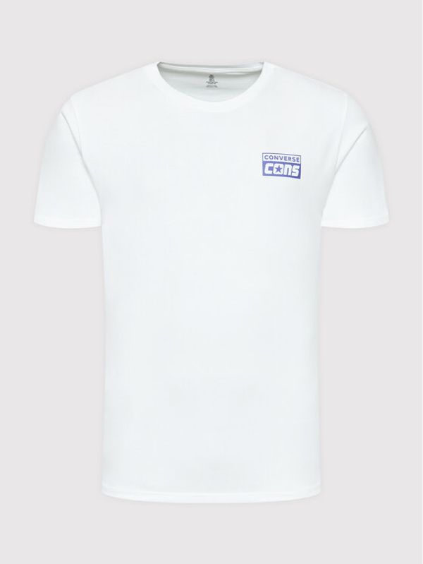 Converse Converse Тениска с дълъг ръкав 10021134-A08 Бял Standard Fit