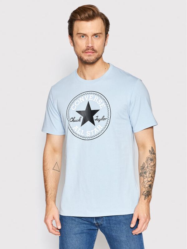 Converse Converse Тишърт Chuck Patch 10007887-A58 Син Standard Fit