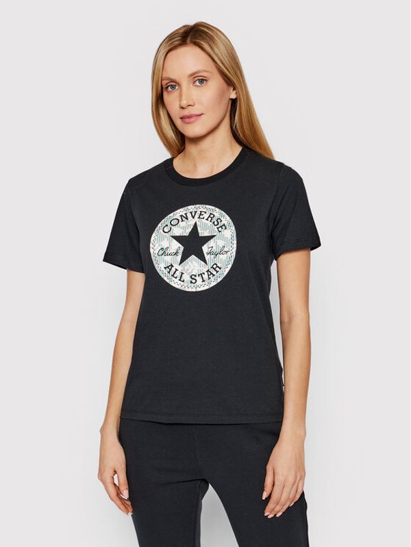 Converse Converse Тишърт Chuck Patch Infill 10022955-A01 Черен Standard Fit