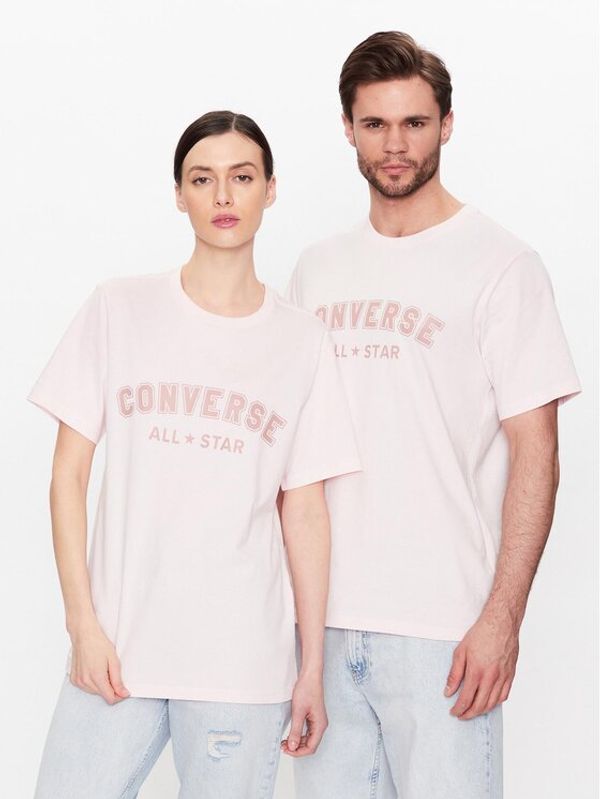 Converse Converse Тишърт Unisex All Star 10024566-A09 Розов Regular Fit