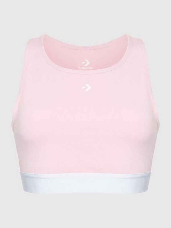 Converse Converse топ 10022554-A03 Розов Slim Fit