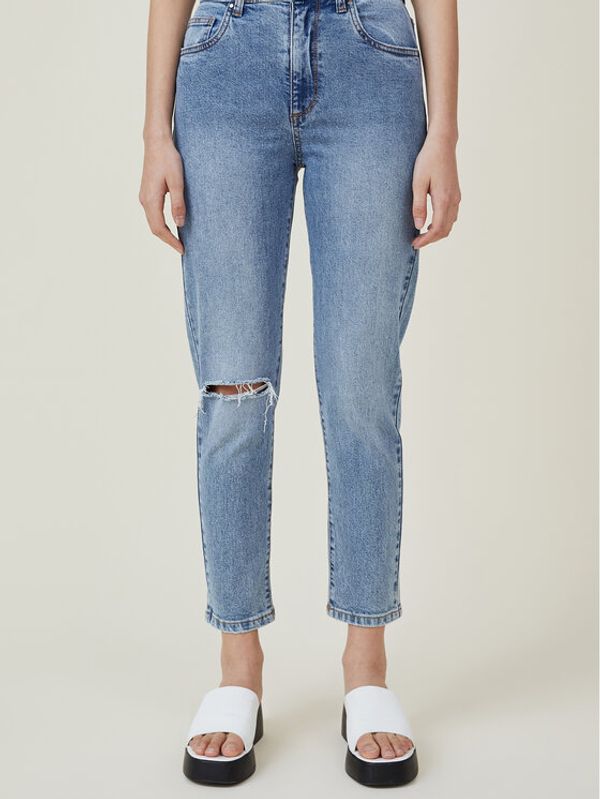 Cotton On Cotton On Дънки 2003128 Син Mom Fit