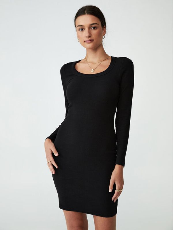 Cotton On Cotton On Ежедневна рокля 2054242 Черен Slim Fit