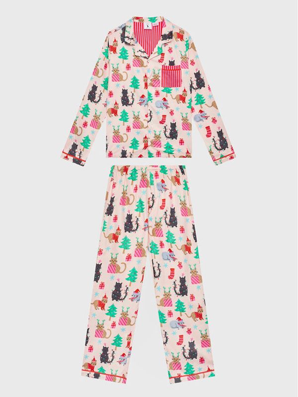 Cotton On Cotton On Пижама Unisex 7342253 Розов Regular Fit