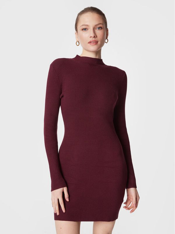 Cotton On Cotton On Плетена рокля 2055453 Бордо Slim Fit