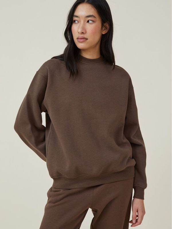 Cotton On Cotton On Суитшърт 2053978 Кафяв Relaxed Fit