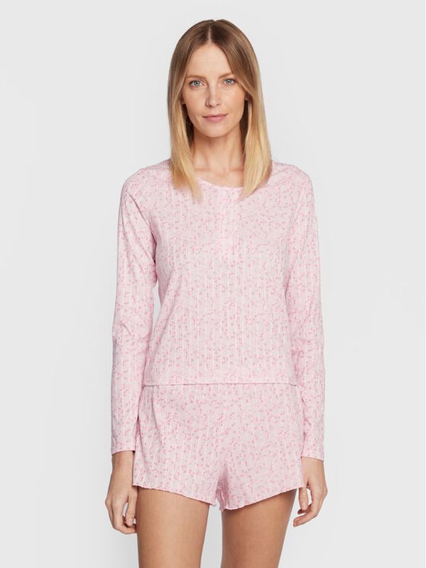 Cotton On Cotton On Тениска на пижама 6335013 Розов Regular Fit