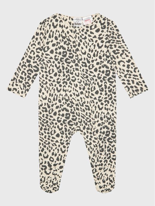 Cotton On Kids Cotton On Kids Бебешки гащеризон със стъпала 791731 Бежов Regular Fit