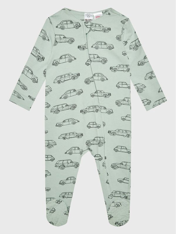 Cotton On Kids Cotton On Kids Бебешки гащеризон със стъпала 791731 Зелен Regular Fit