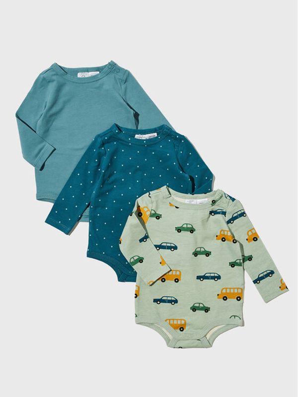 Cotton On Kids Cotton On Kids Комплект от 3 броя детски бодита 7342439 Цветен Regular Fit