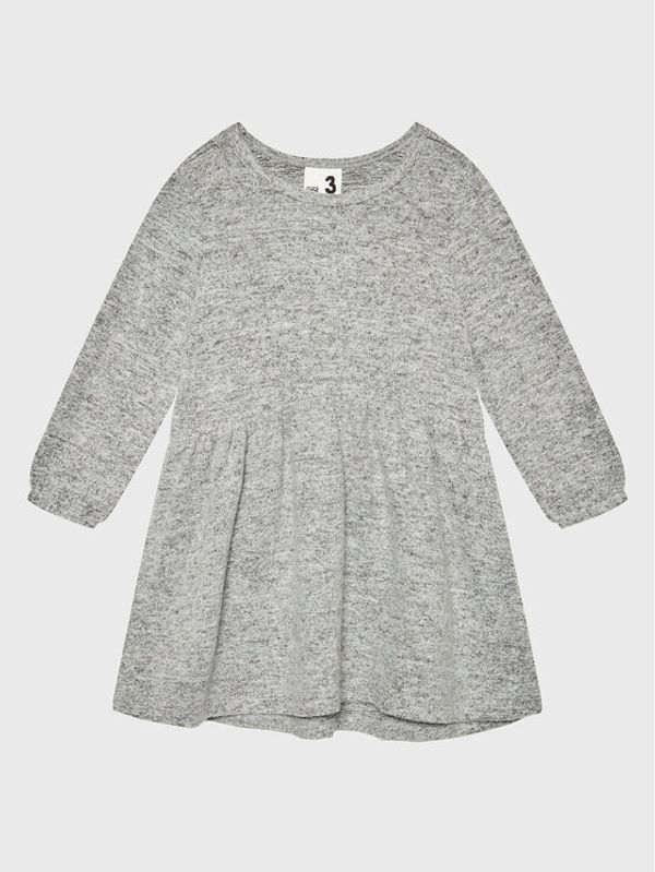 Cotton On Kids Cotton On Kids Плетена рокля 7343770 Сив Regular Fit
