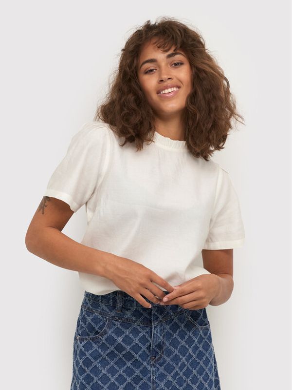 Cream Cream Блуза CRliselin 10611049 Бял Regular Fit