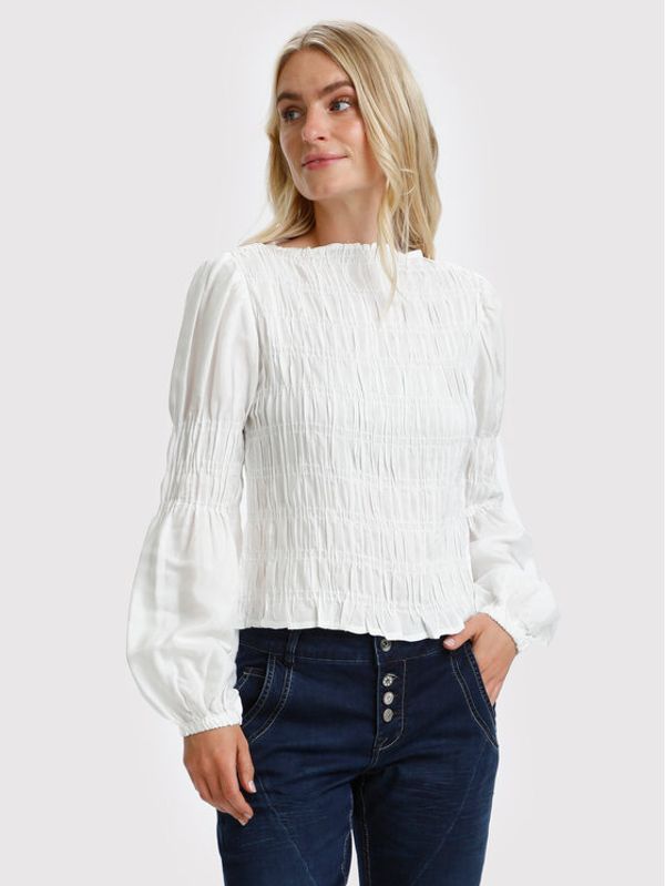 Cream Cream Блуза Henva 10607869 Бял Feminine Fit