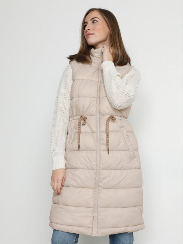 Cream Cream Елек Gaiagro 10610310 Бежов Loose Fit