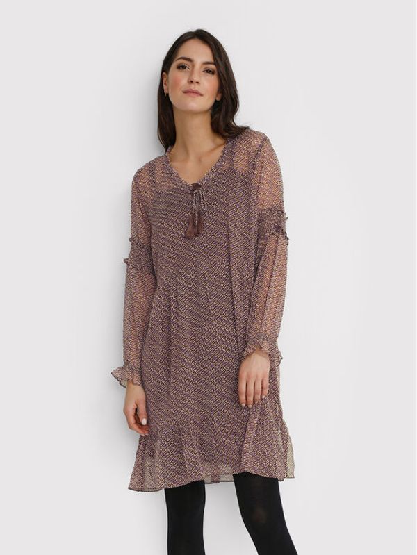 Cream Cream Ежедневна рокля Agnes 10610552 Кафяв Regular Fit