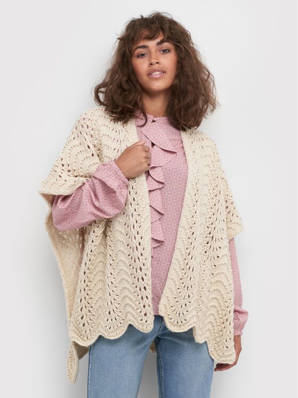 Cream Cream Кардиган CRBlomma 10611069 Бял Oversize