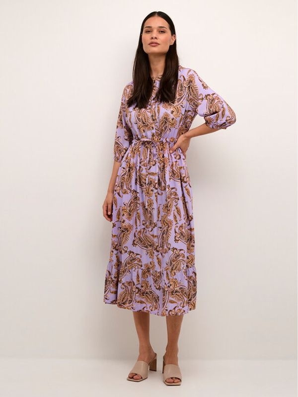 Cream Cream Лятна рокля Rosina 10611495 Виолетов Regular Fit