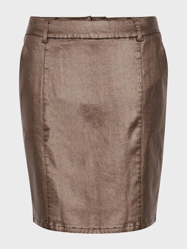 Cream Cream Мини пола Duva 10610801 Кафяв Regular Fit