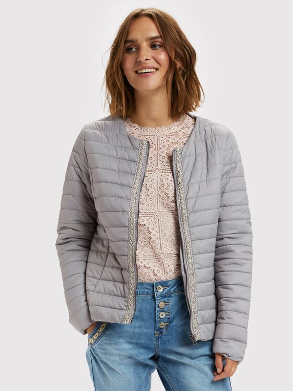 Cream Cream Преходно яке Gilliana 10607567 Сив Feminine Fit