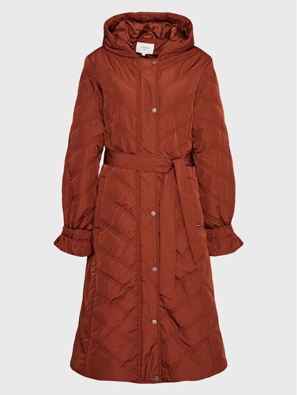 Cream Cream Пухено яке Tahmia 10610335 Кафяв Regular Fit