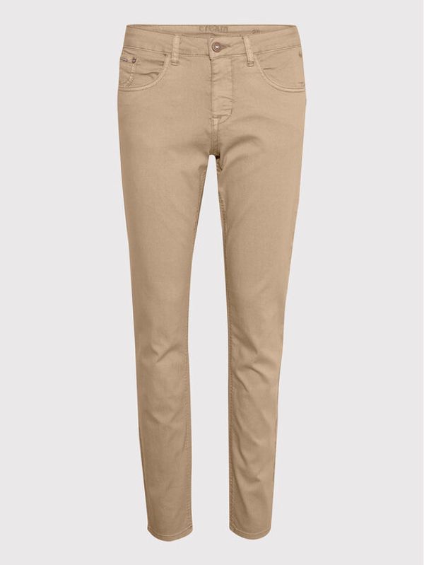 Cream Cream Текстилни панталони Lotte Plain Twill 10606565 Бежов Regular Fit