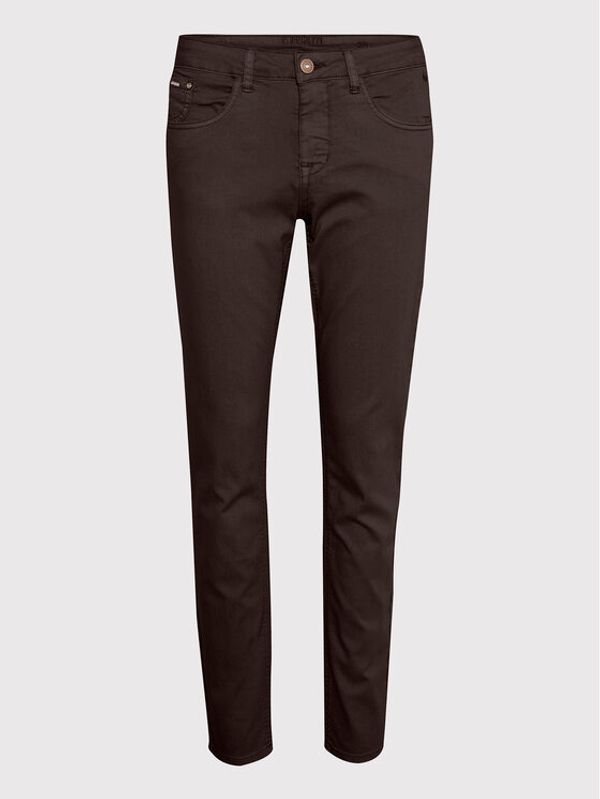 Cream Cream Текстилни панталони Lotte Plain Twill 10606565 Кафяв Regular Fit