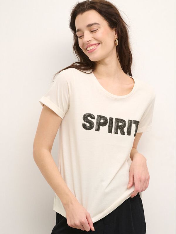 Cream Cream Тишърт Tris 10610815 Бял Regular Fit