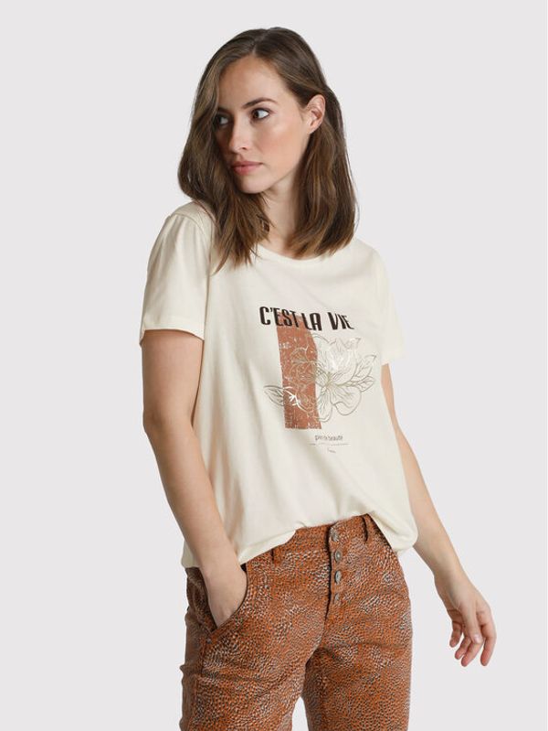 Cream Cream Тишърт Tuna 10610058 Бял Relaxed Fit