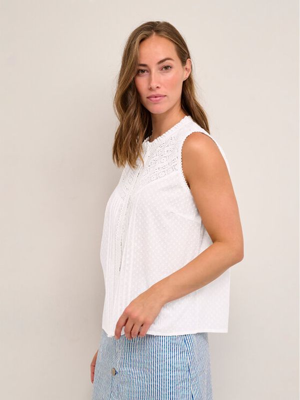 Cream Cream топ Irena 10611247 Бял Regular Fit