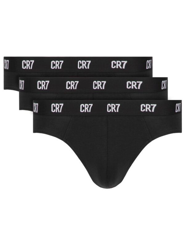 Cristiano Ronaldo CR7 Cristiano Ronaldo CR7 Комплект 3 чифта слипове Main Basic Brief 3-Pack 8100-66-900 Черен